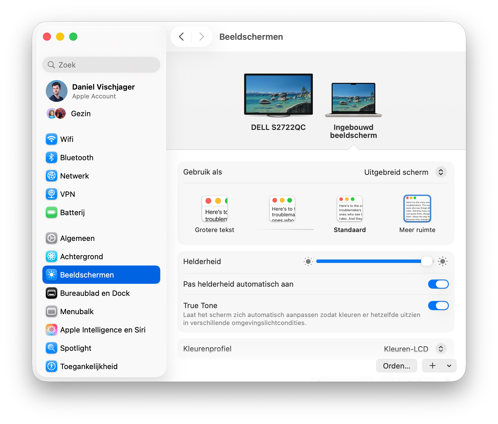 Schermresolutie aanpassen op de Mac