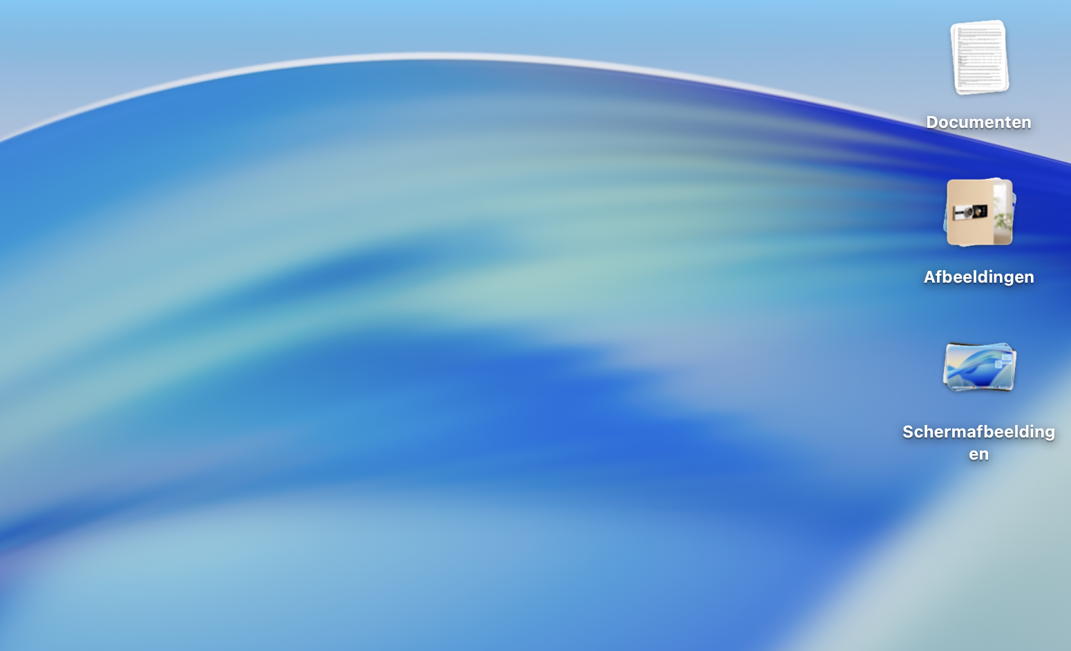 Stapels macOS Bureaublad