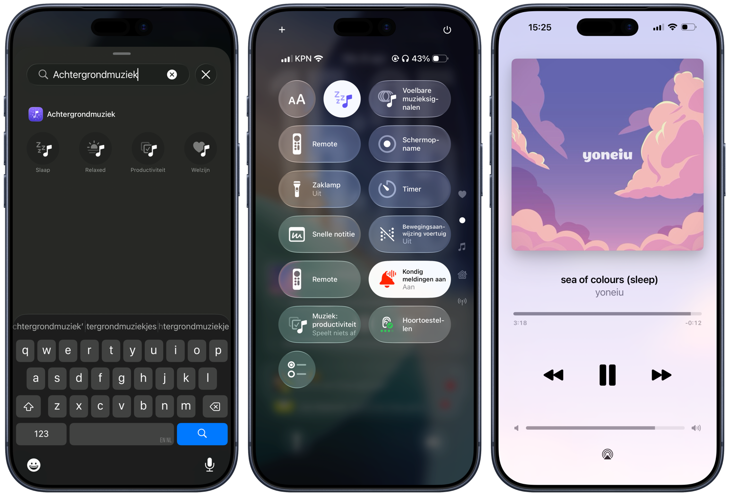 Achtergrondmuziek gebruiken iOS