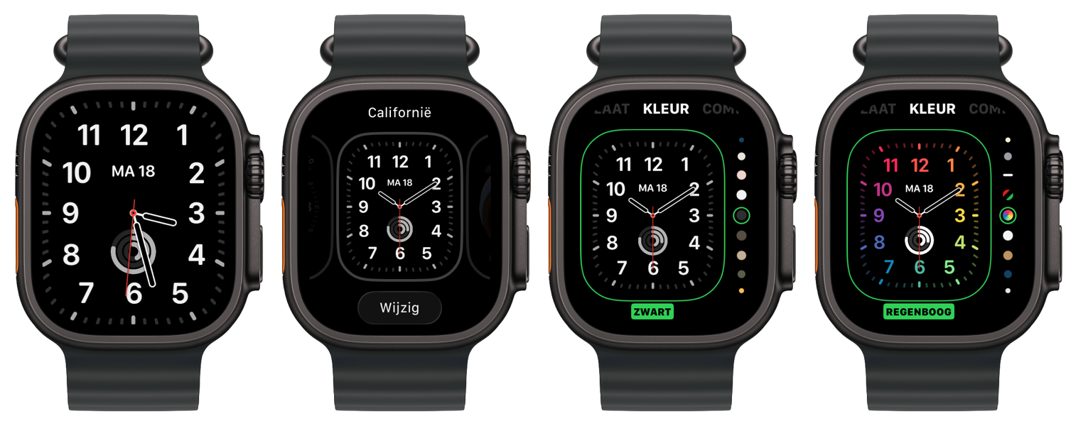 Kleur instellen Apple Watch