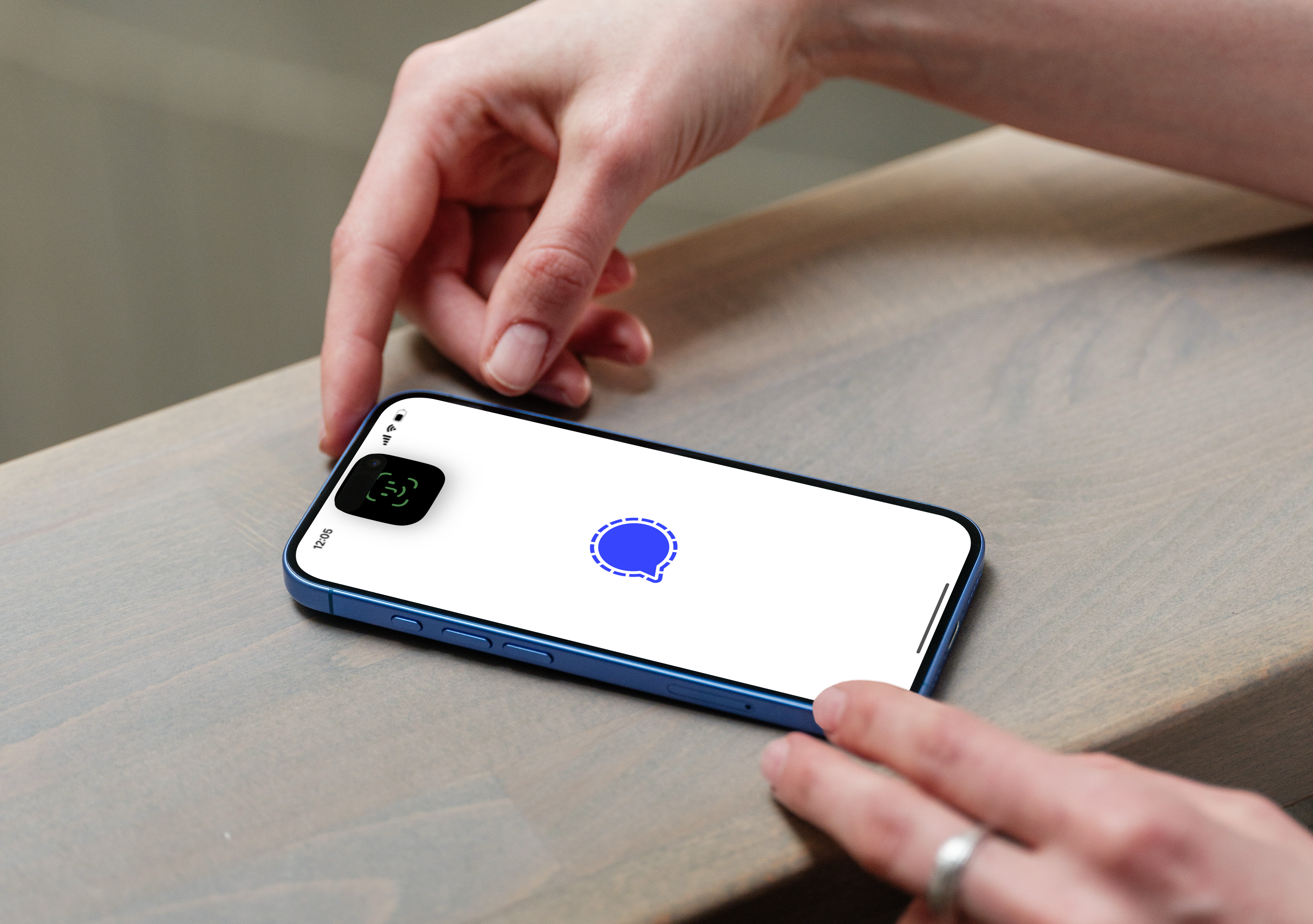 Face ID instellen bij Signal