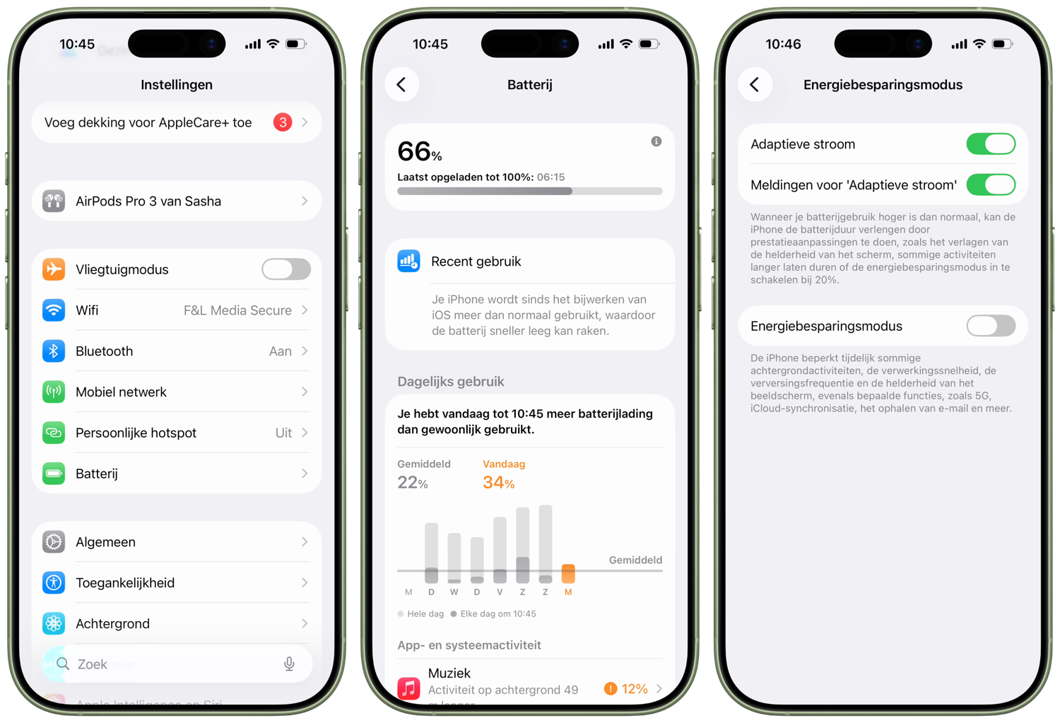 Adaptieve Stroom iOS 26