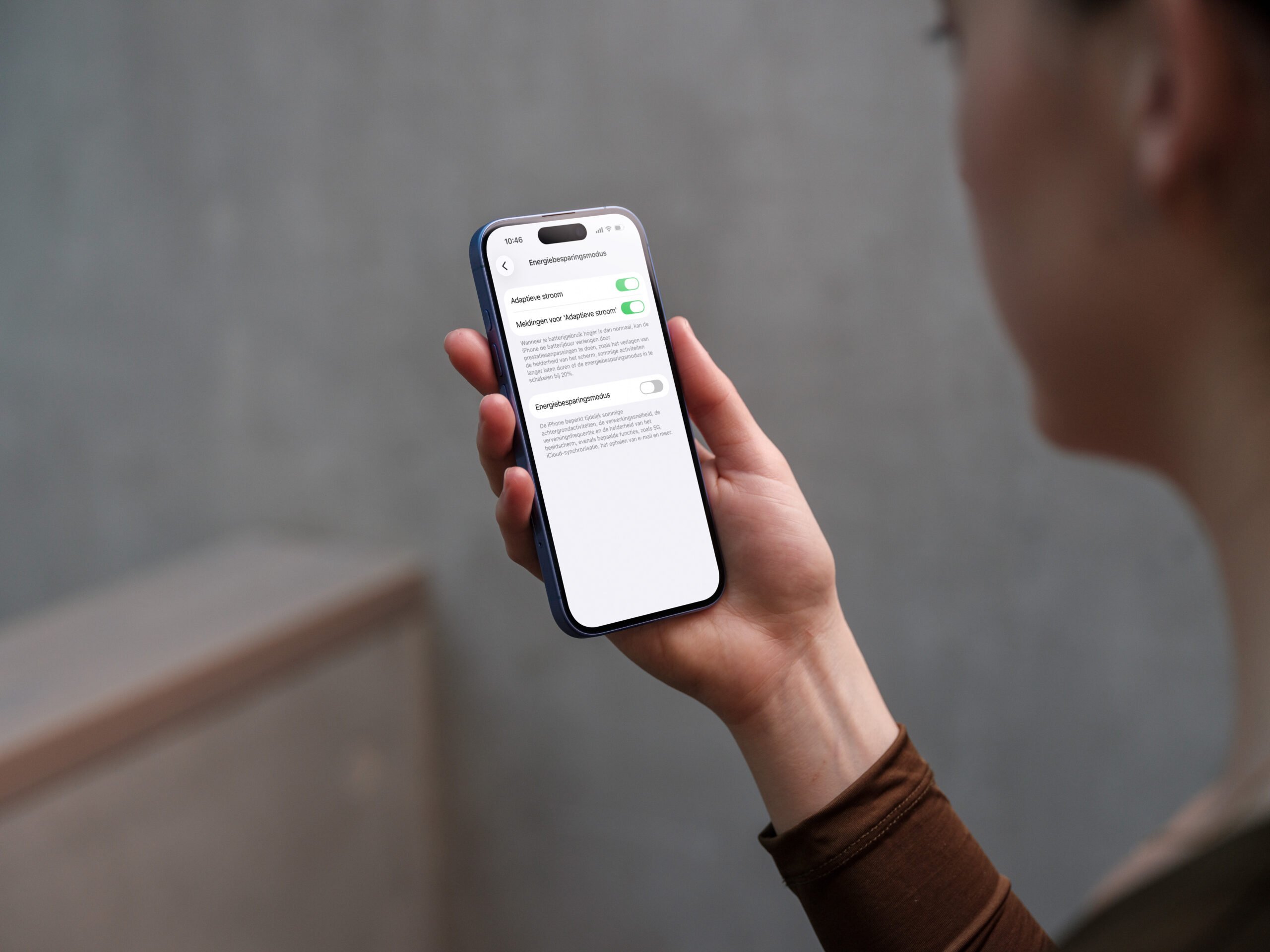 Adaptieve stroom ios 26