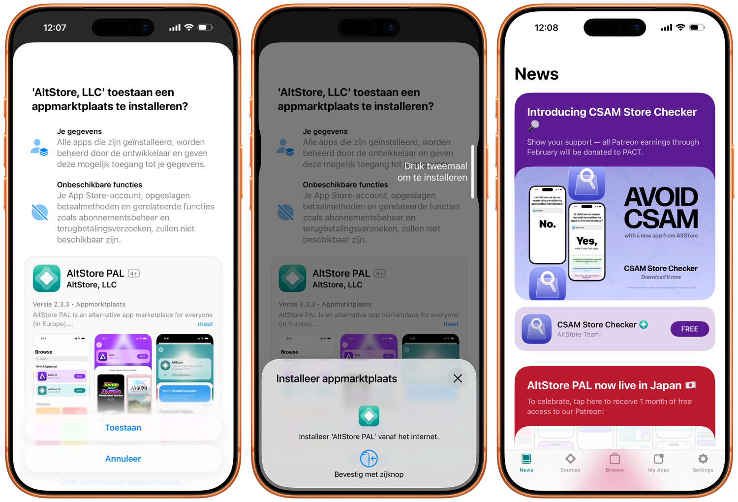 Alternatieve App Store-installeren