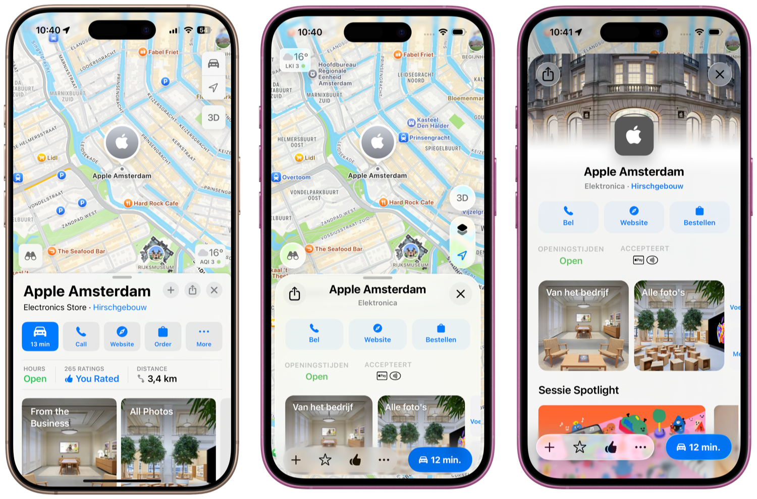 Apple Kaarten in iOS 26