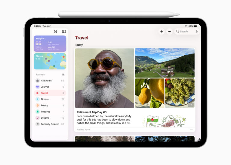 Dagboek app iPad