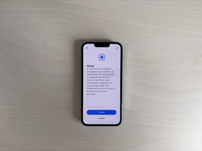 iPhone herstelmodus iOS 26
