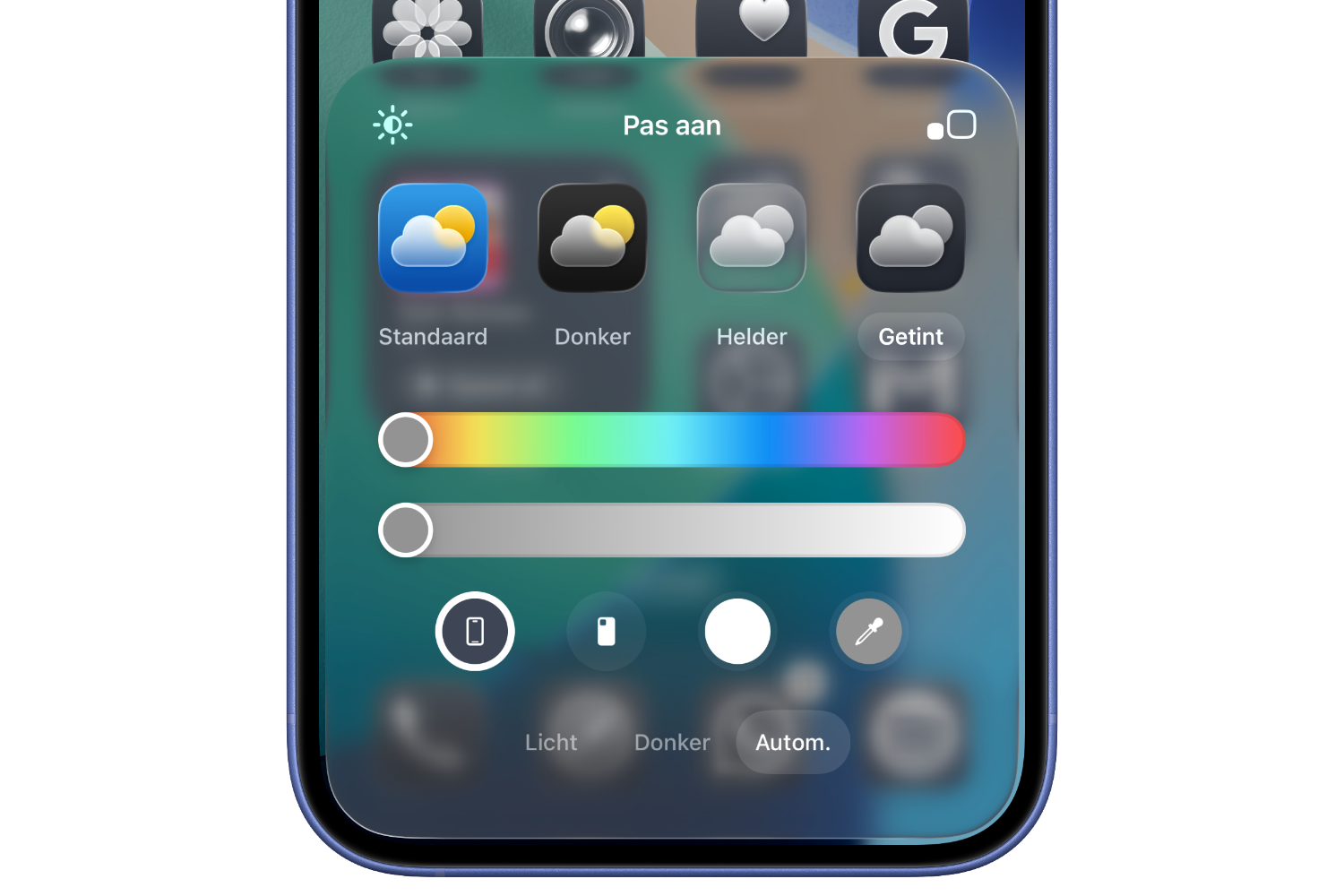 Iconen aanpassen iOS 26