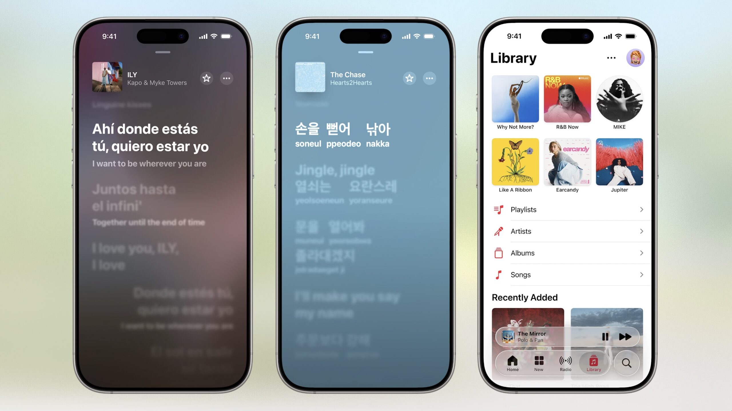 Muziek-app in iOS 26