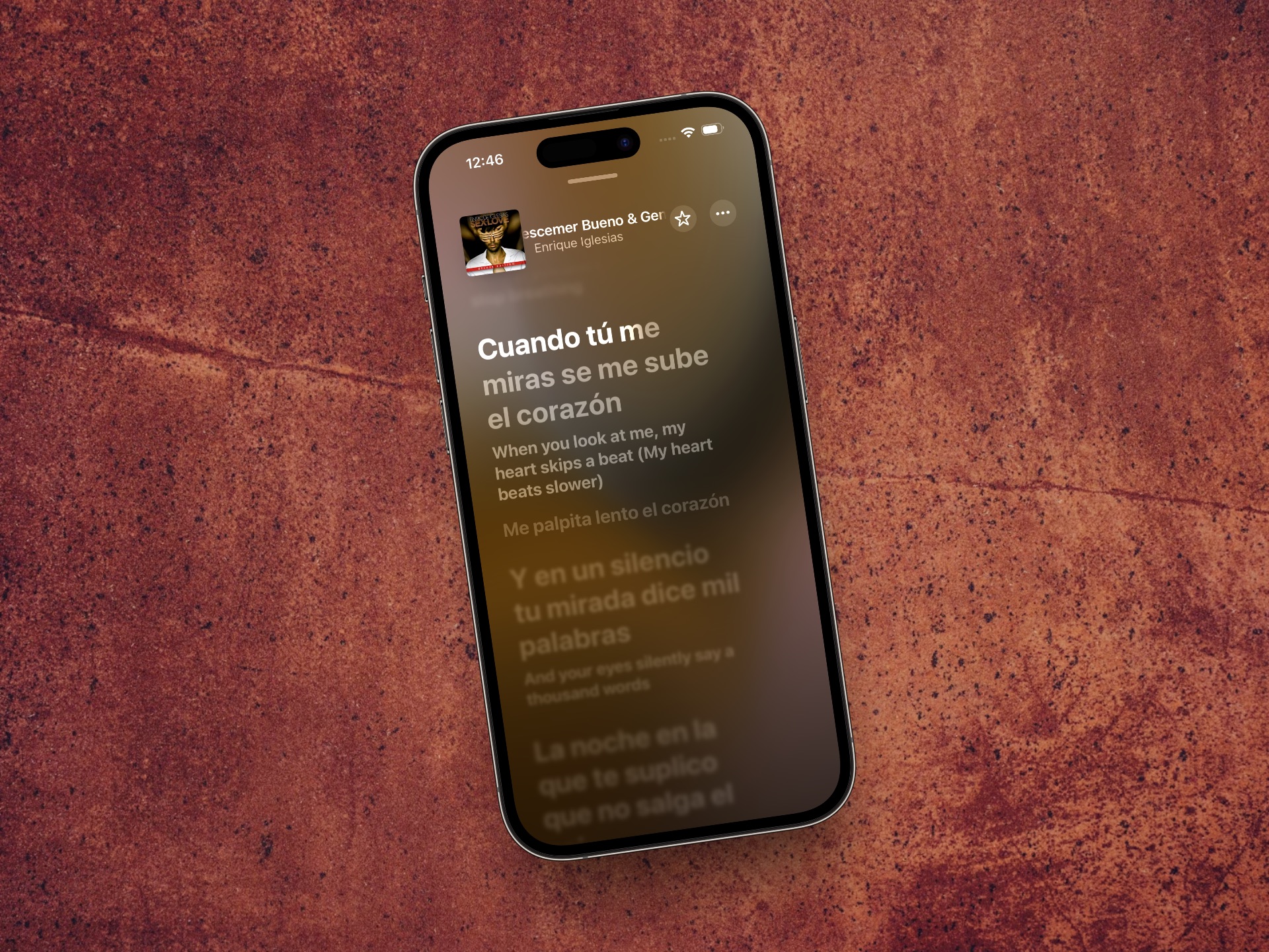 Songteksten vertalen in Apple Music