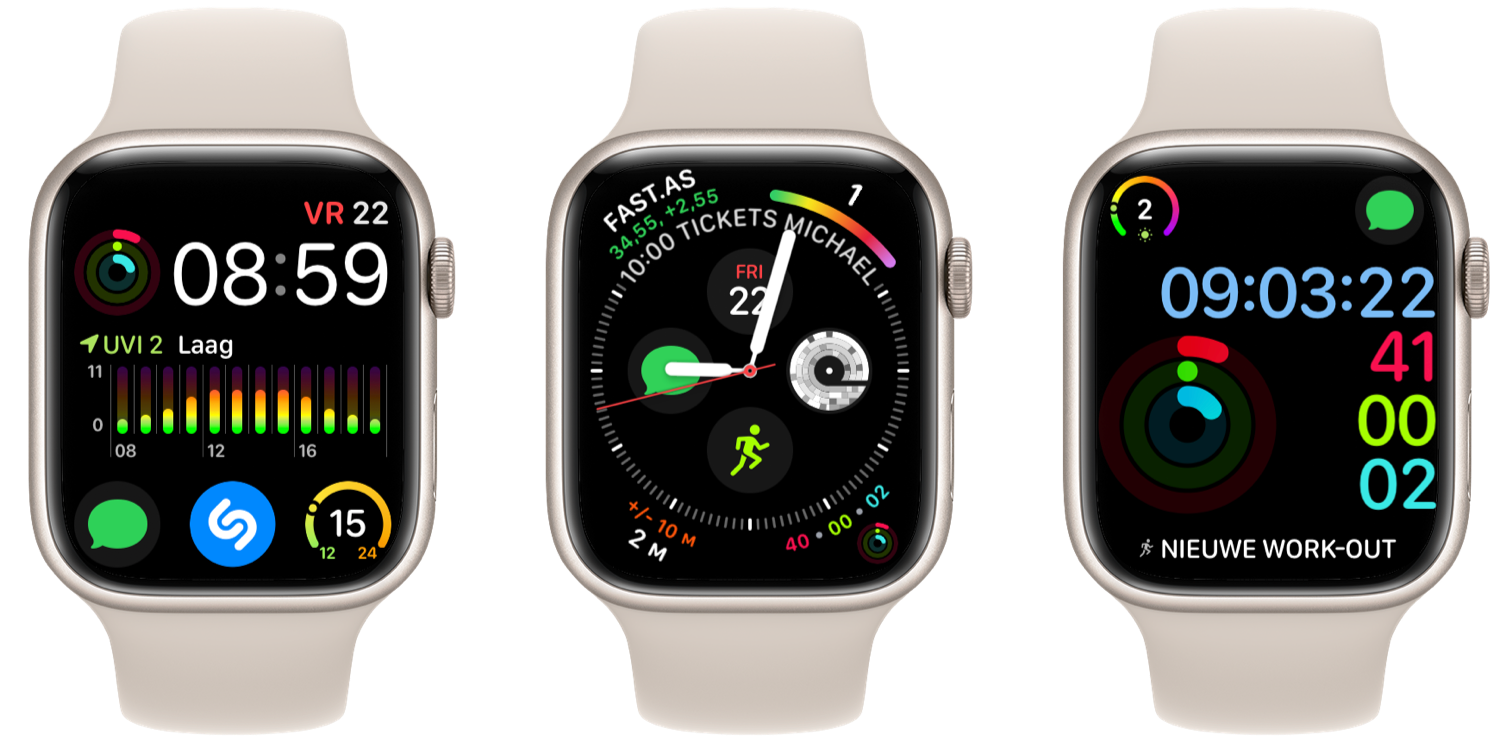 Weer-complicatie met UV-index op Apple Watch