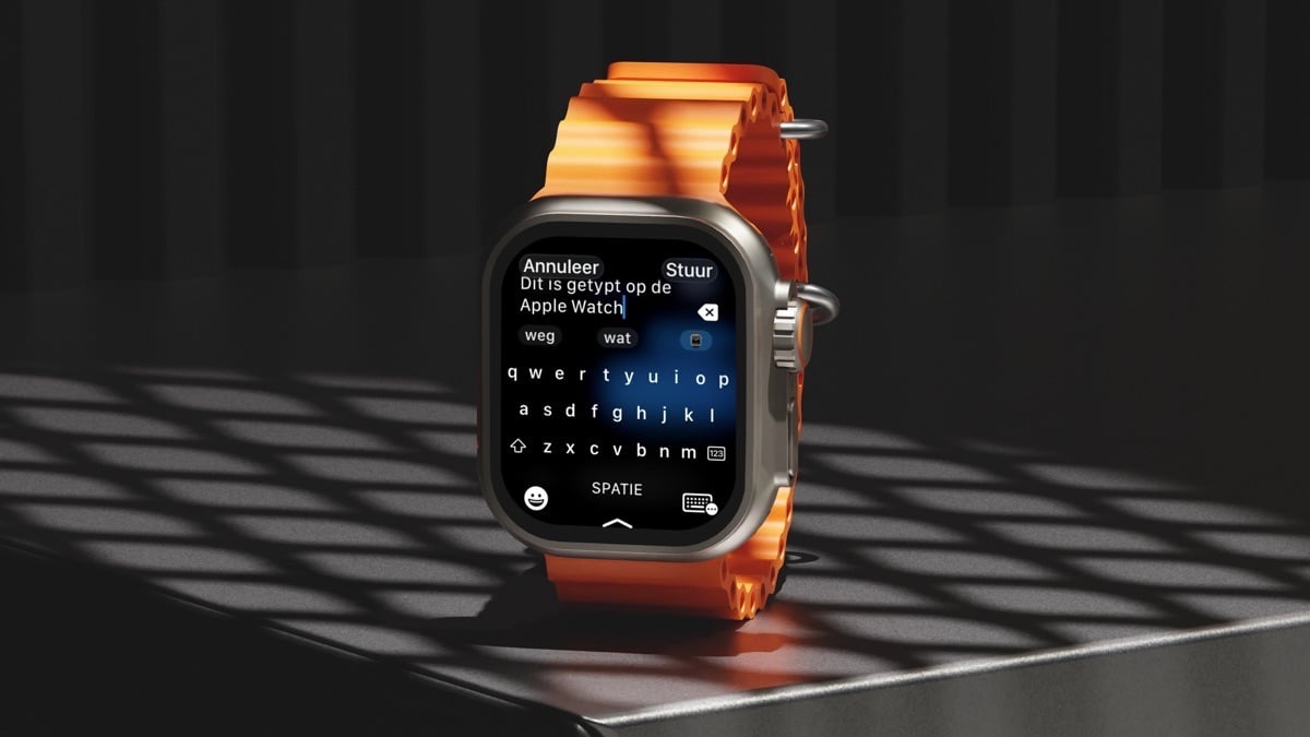 Apple Watch-toetsenbord in Nederlands