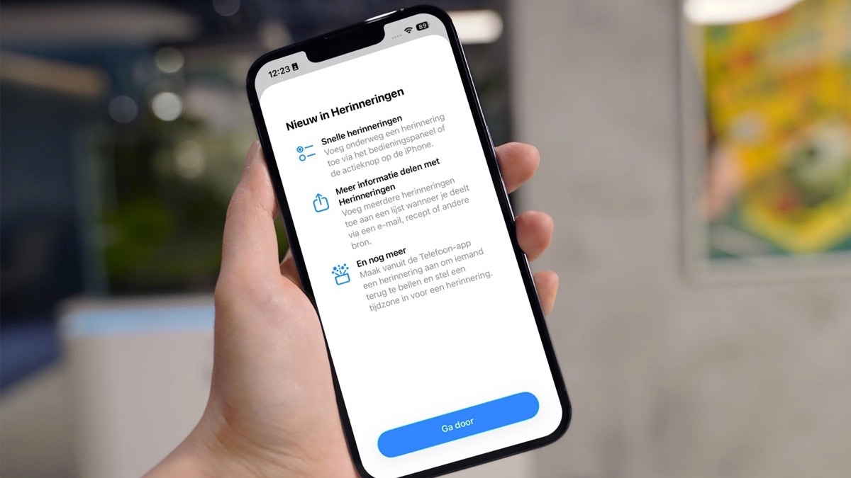 Herinneringen in iOS 26