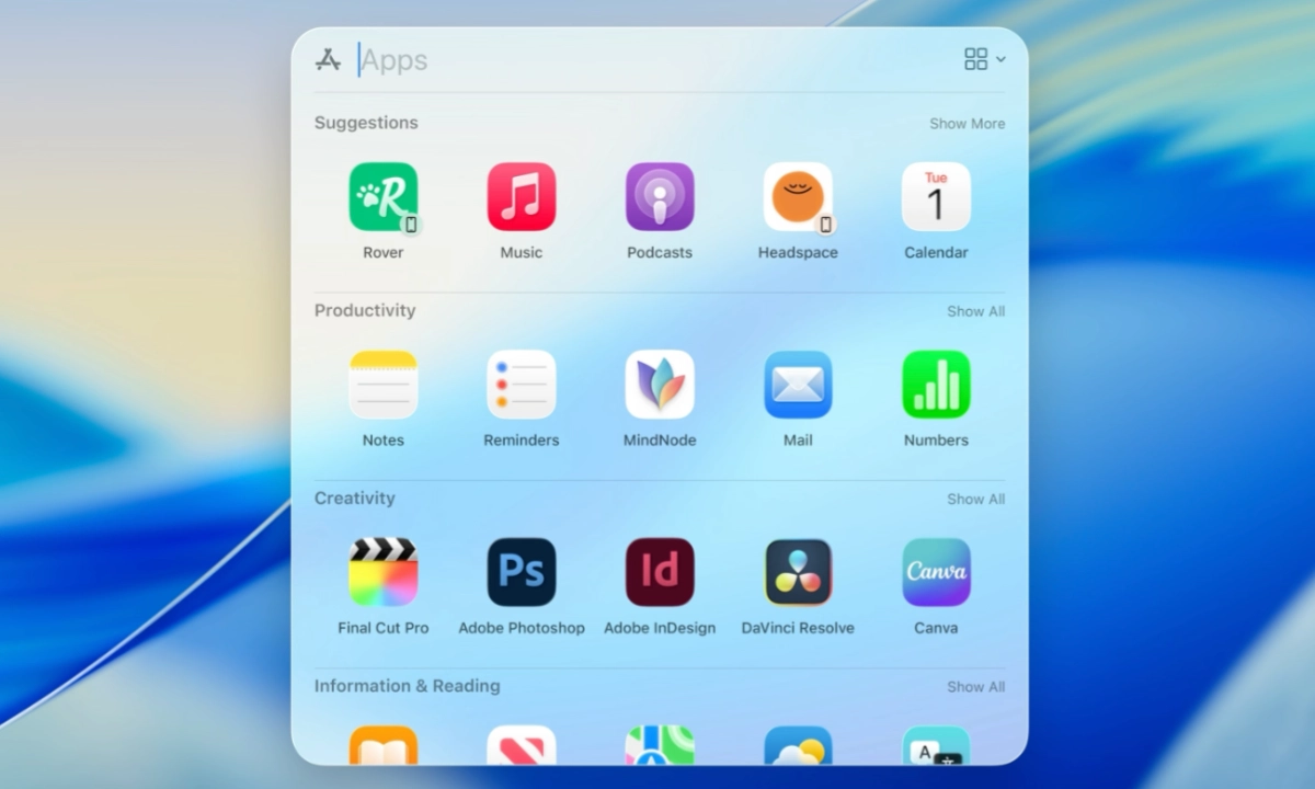 Spotlight apps