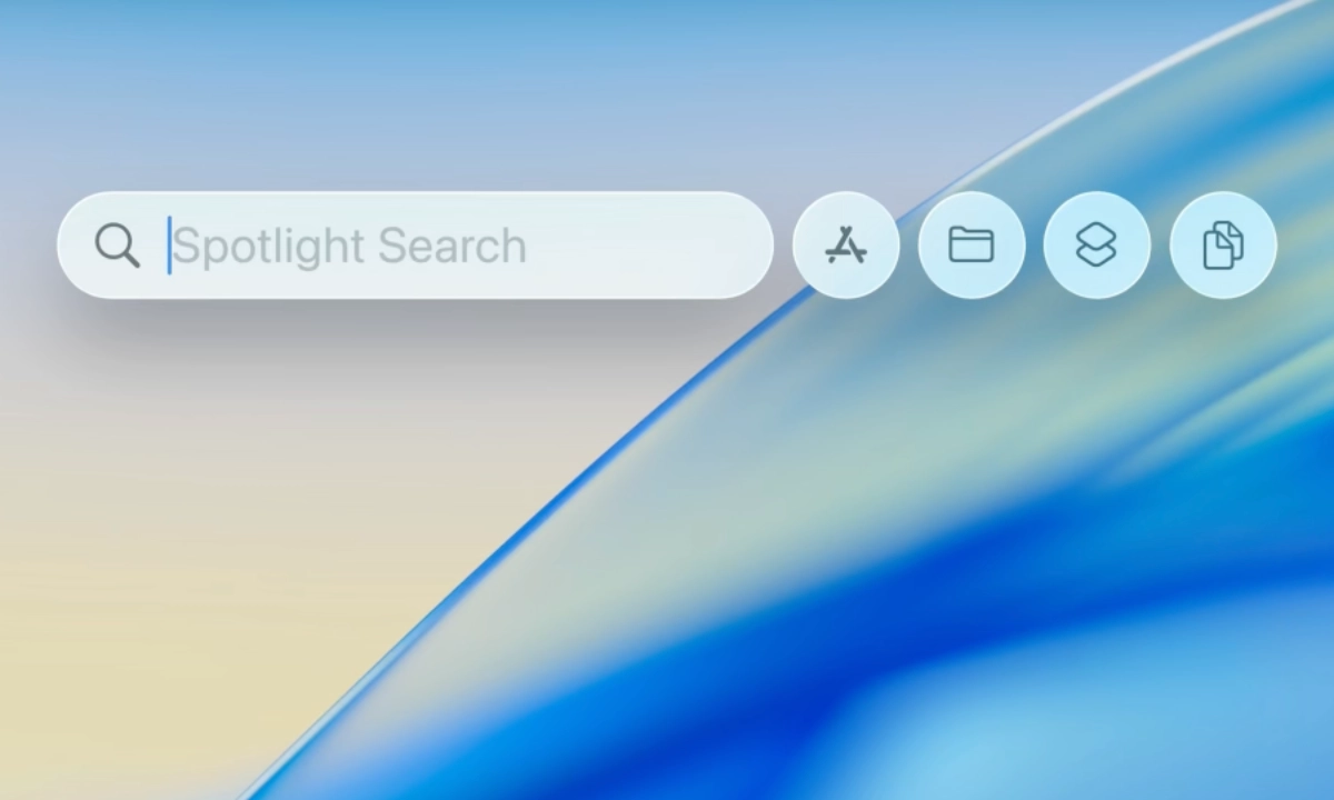 Spotlight macOS Tahoe