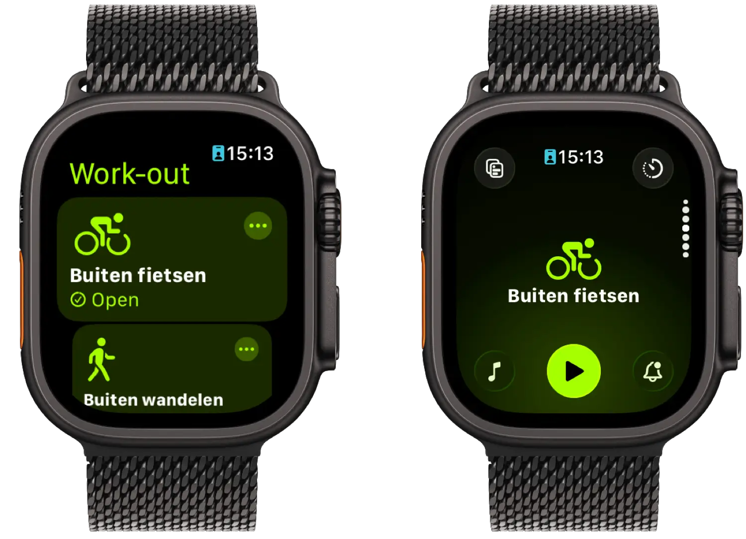 Workout-app in watchOS 11 vs watchOS 26