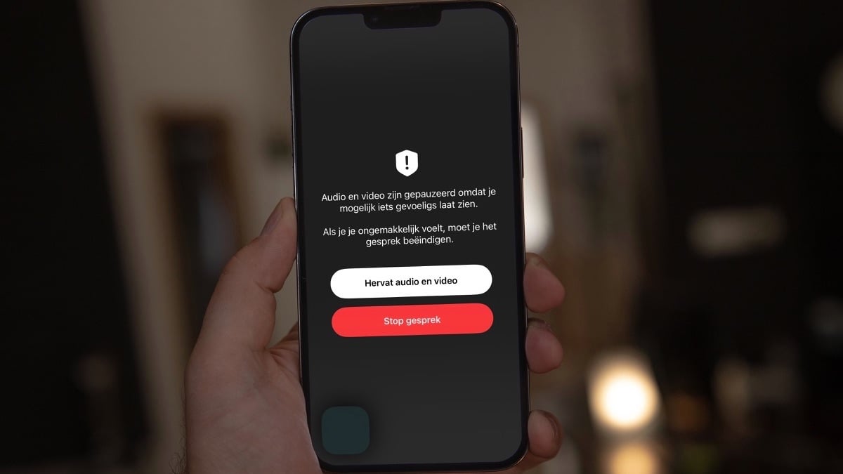 Waarschuwing bij gevoelig materiaal (naakt) in FaceTime met iOS 26