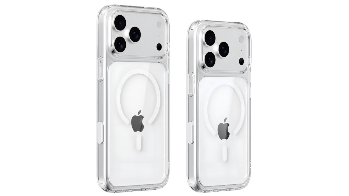 iPhone 17 Pro renders met MagSafe case