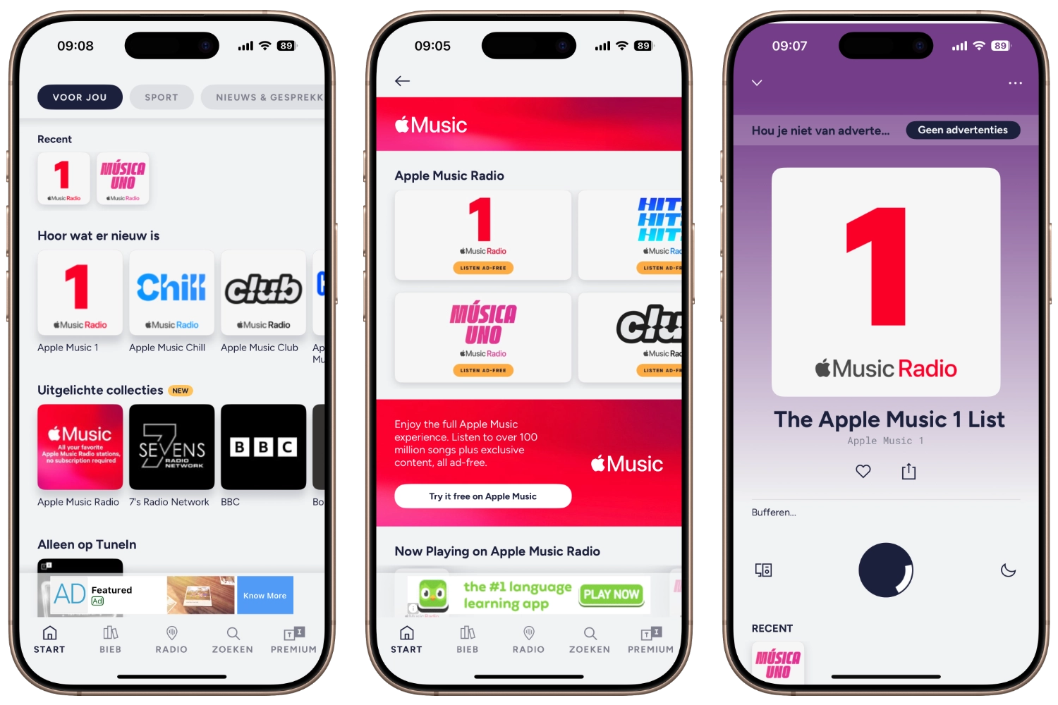 Apple Music Radio TuneIn