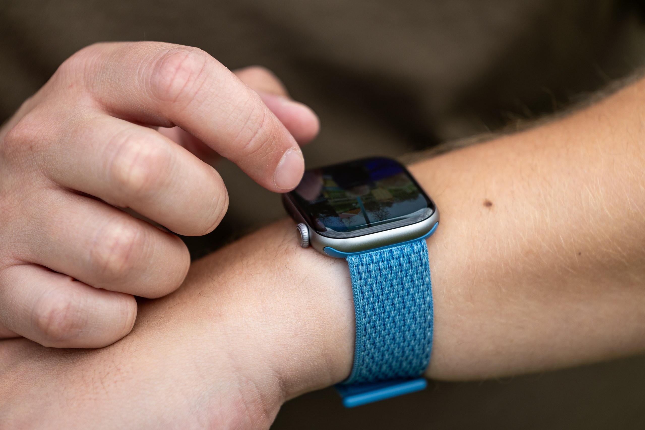 Apple Watch Series 11 aan de bovenkant