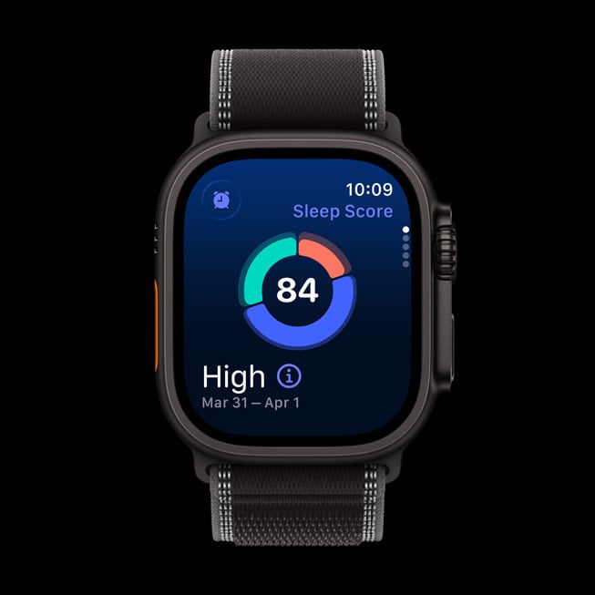 Apple Watch Ultra 3 slaapscore