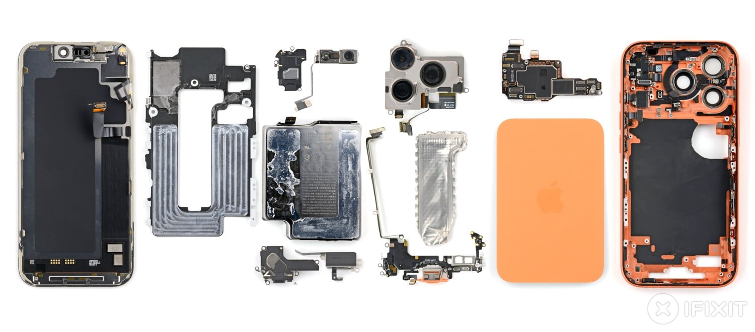 iPhone 17 Pro onderdelen
