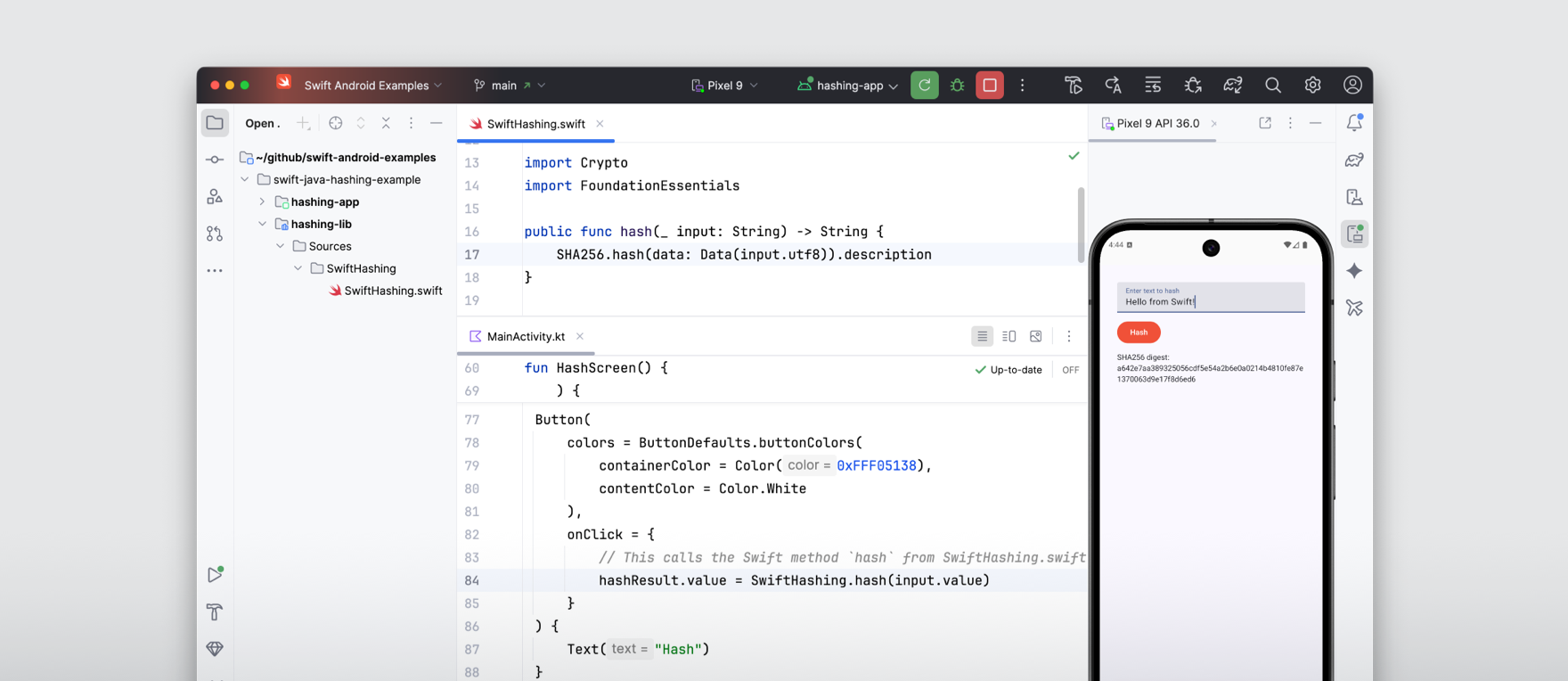 Swift voor Android