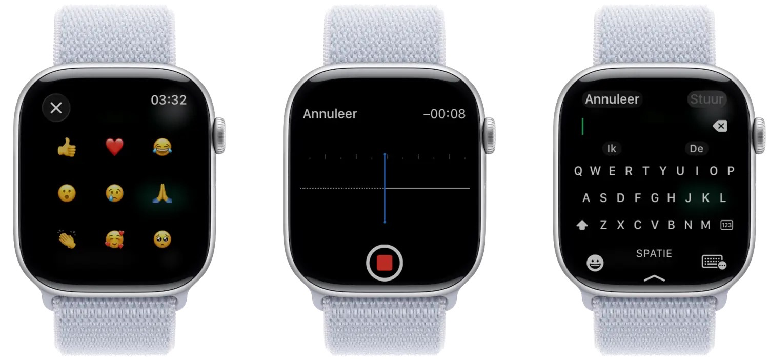 WhatsApp bericht sturen vanaf de Apple Watch