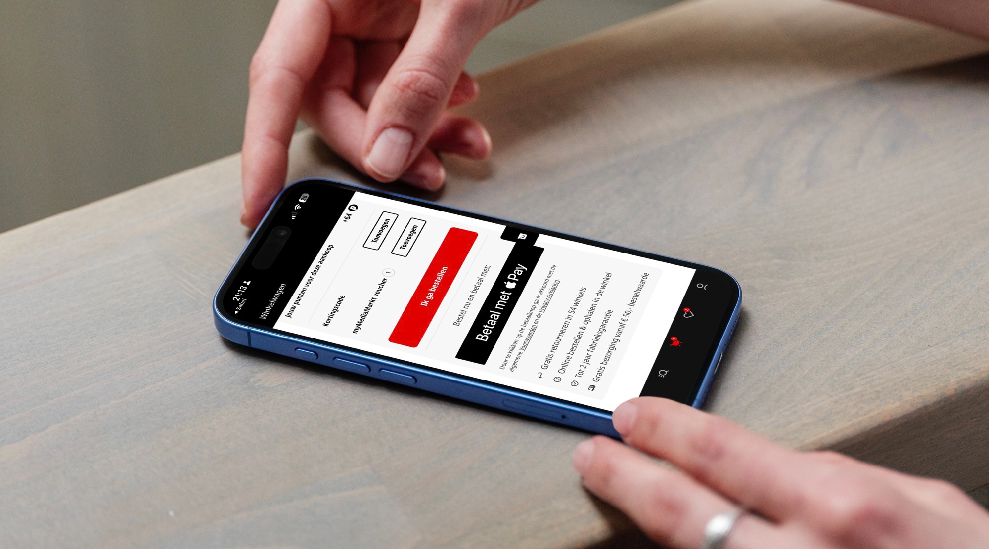 Apple Pay online bij MediaMarkt