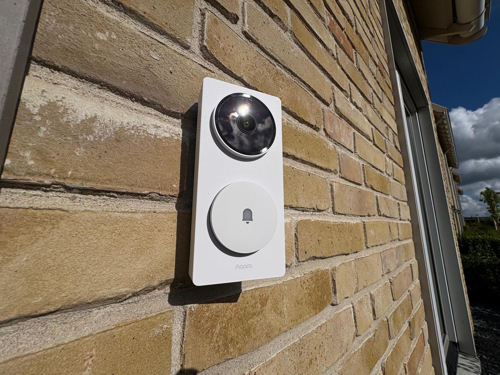 Aqara G410 camera deurbel review in wit