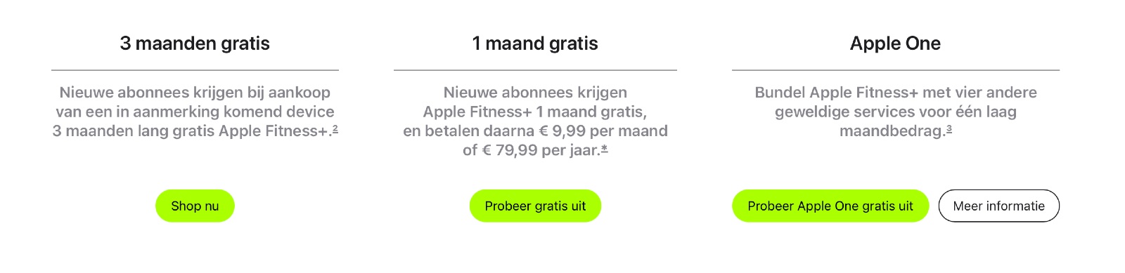 Apple promoot Apple One in combinatie met Apple Fitness+