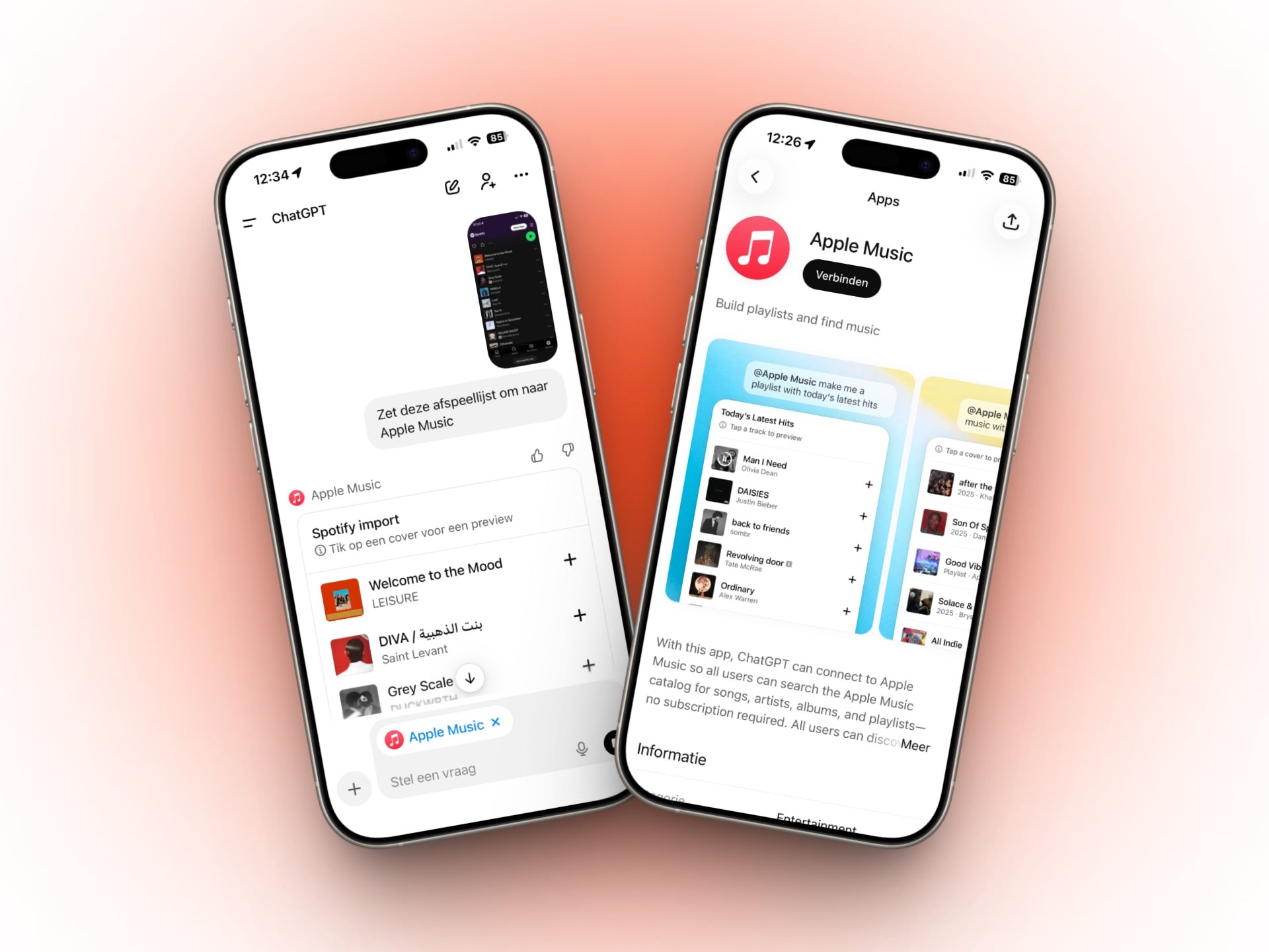 Apple Music en ChatGPT