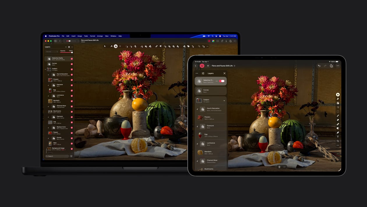 Pixelmator Pro voor Mac en iPad