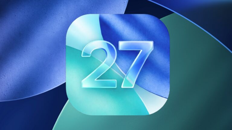 iOS 27 logo concept