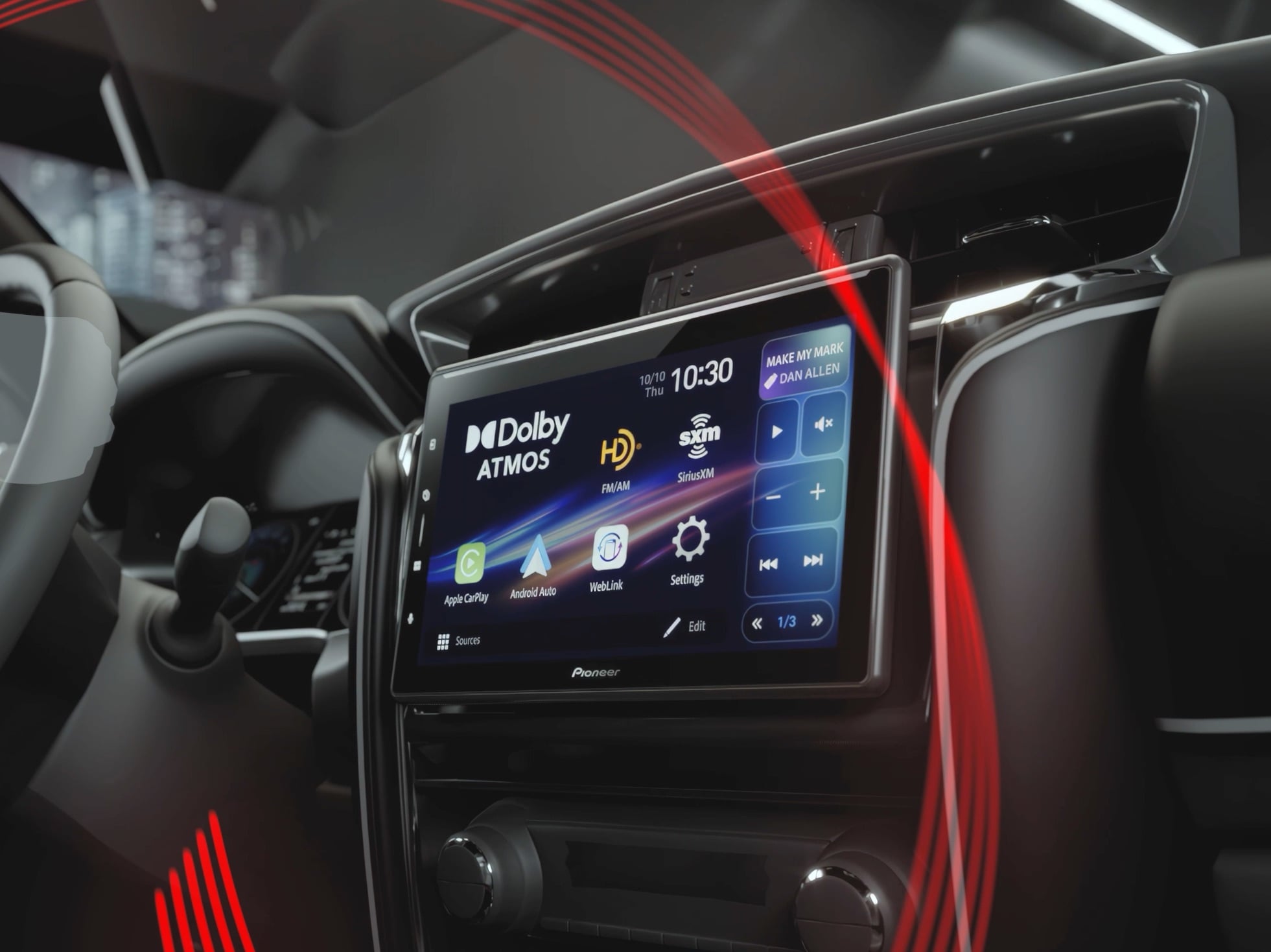 Pioneer SPHERA met Dolby Atmos in CarPlay
