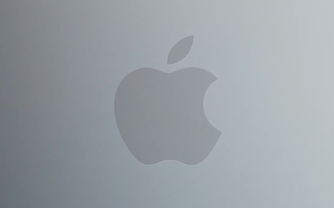 Apple-logo grijs