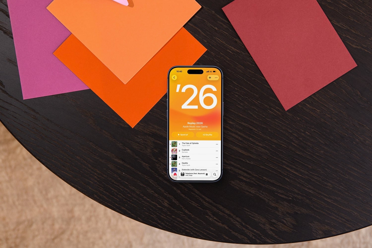 Apple Music Replay 2026 afspeellijst