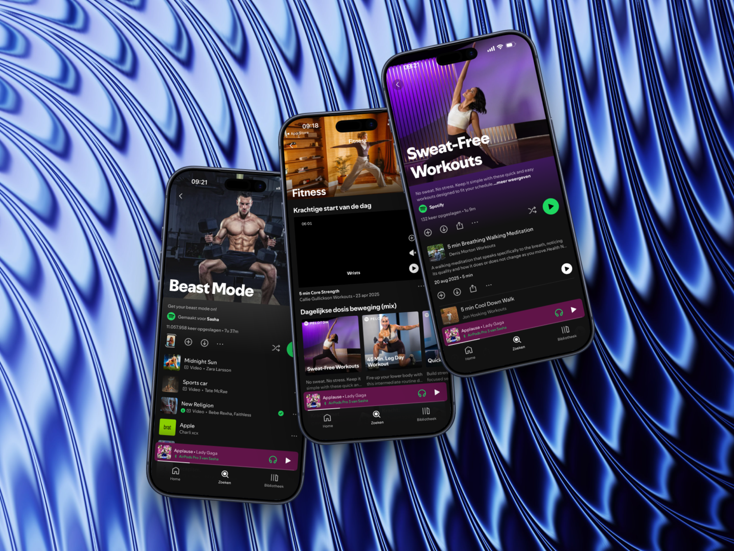 Workout-video's Spotify