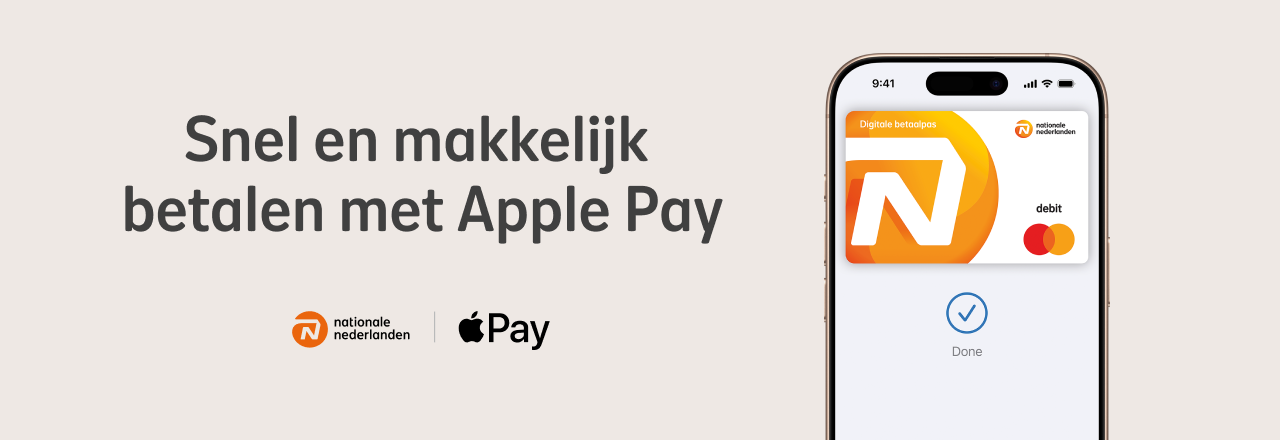 Apple Pay bij Nationale-Nederlanden