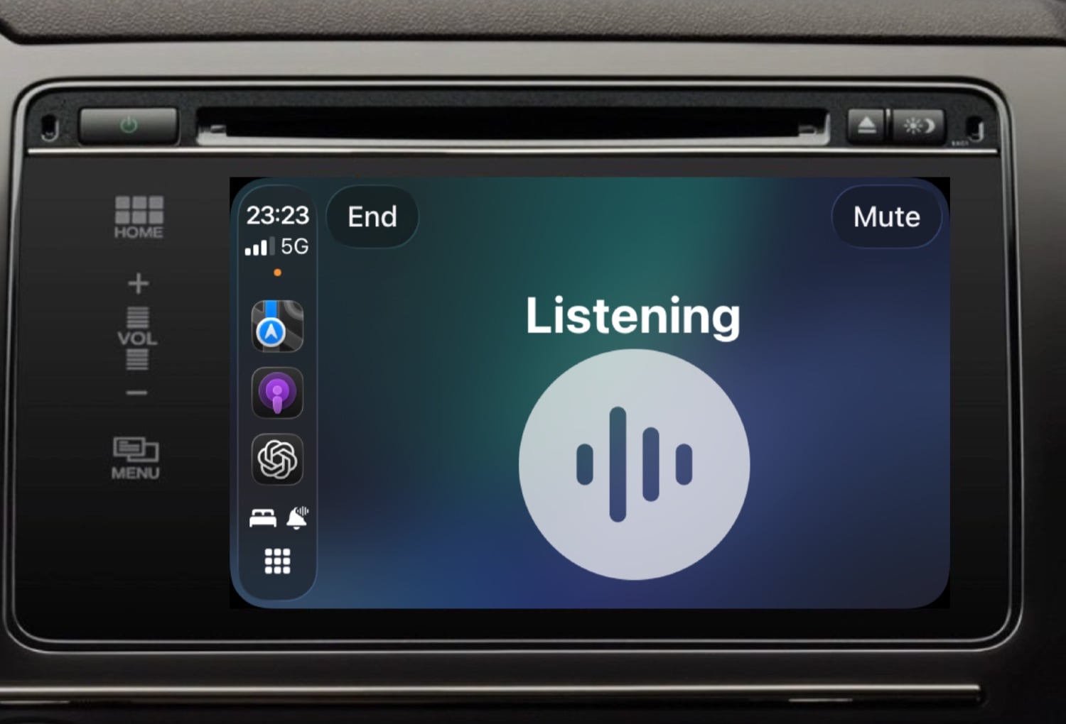 ChatGPT in CarPlay