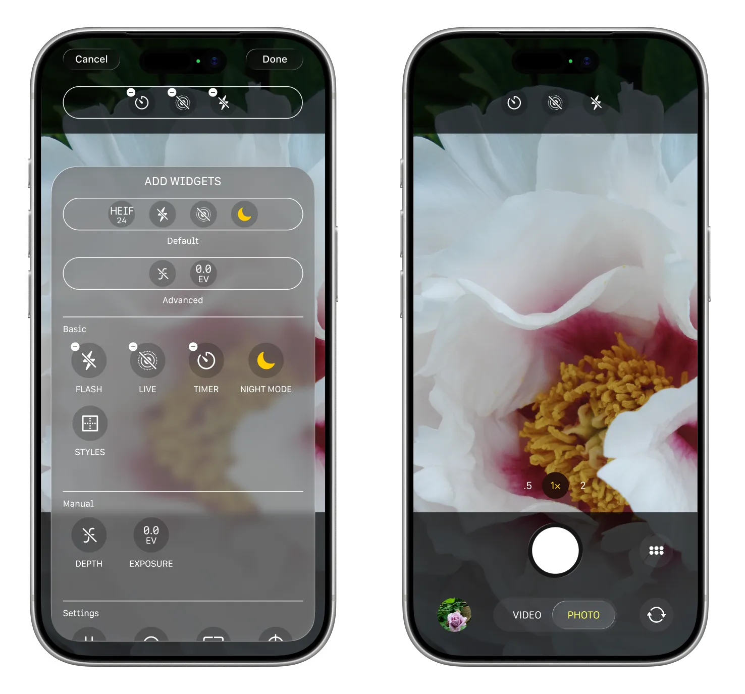Aanpasbare camera-app in iOS 27