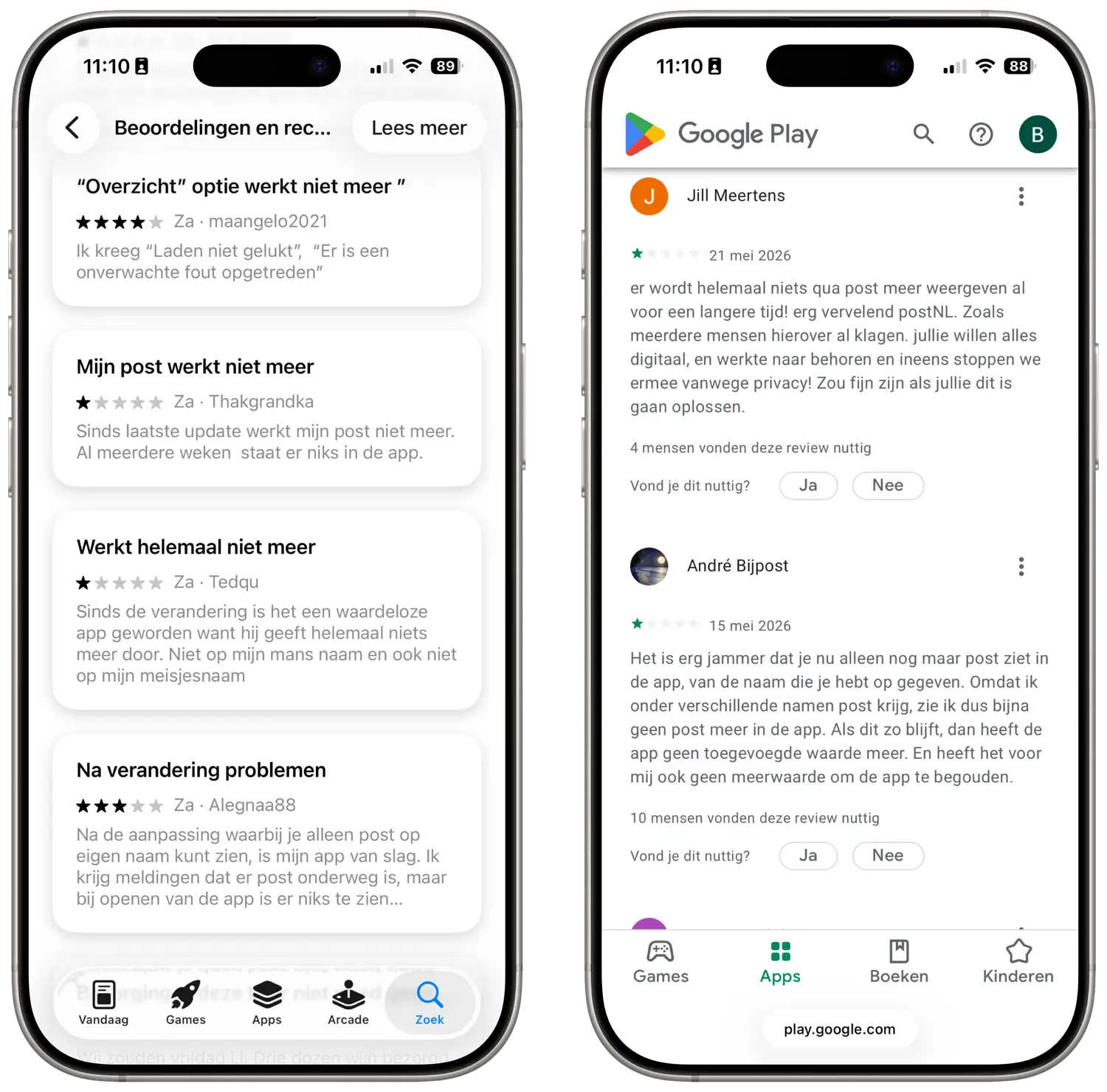 PostNL-app: veel klachten over Mijn Post-functie