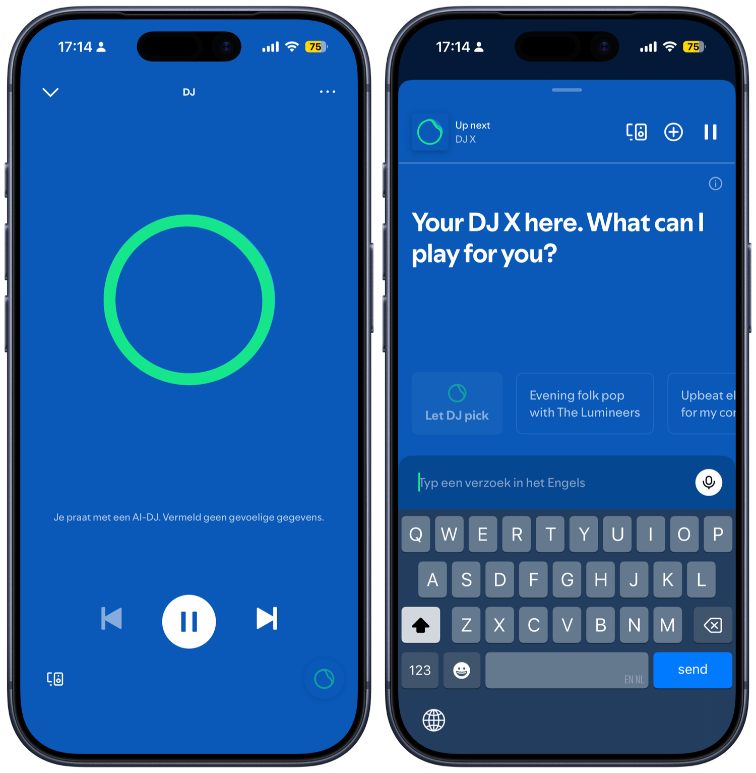Spotify AI DJ opdracht geven