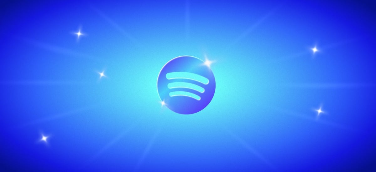 Spotify logo in blauw