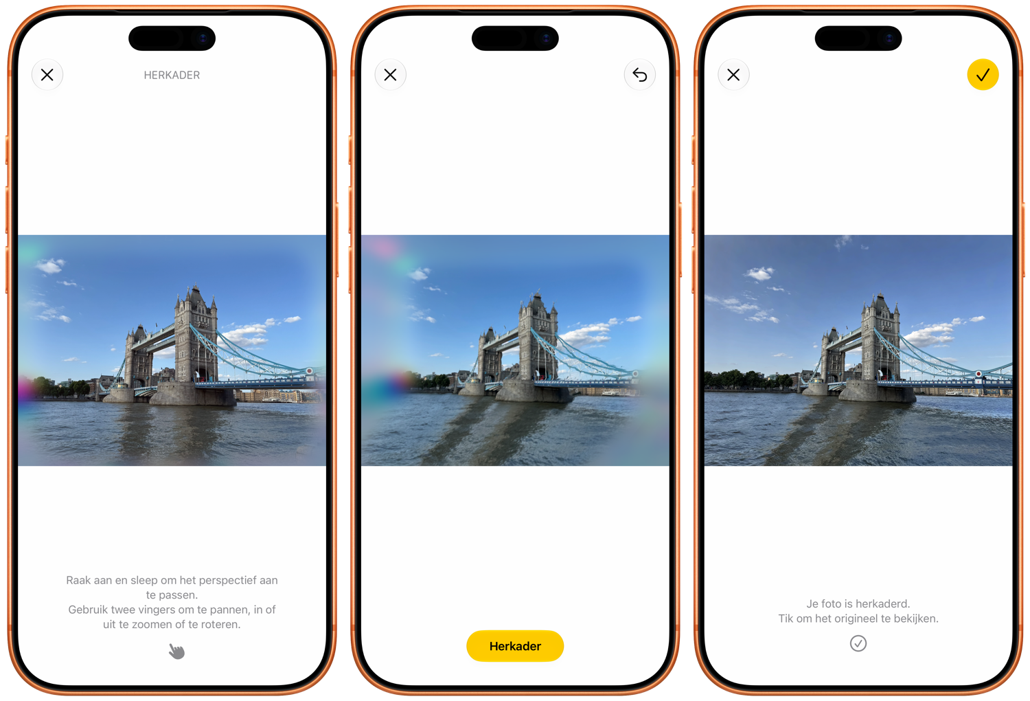 Herkaderen van Foto's in iOS 27