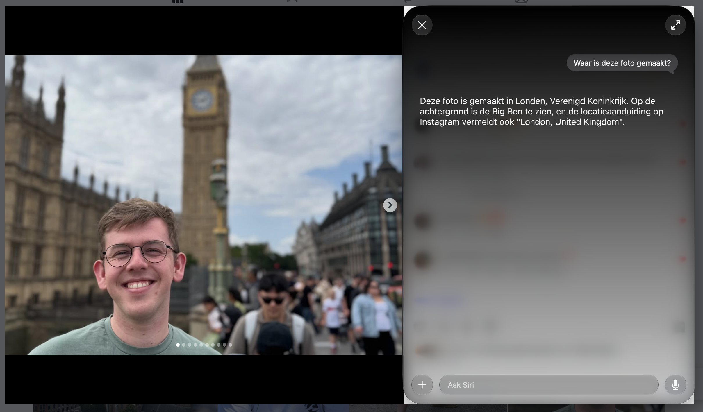 Siri AI op de Mac: locatie achterhalen van Instagram-foto