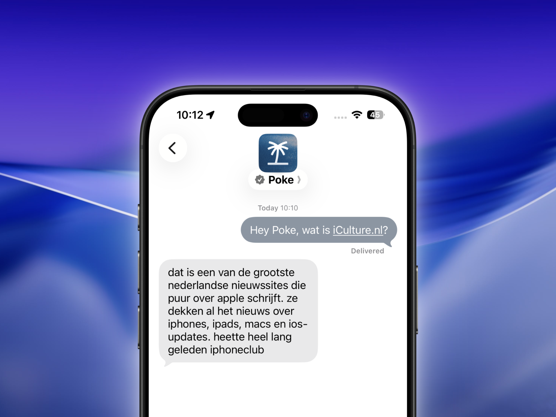 Poke AI-agent in iMessage Berichten-app