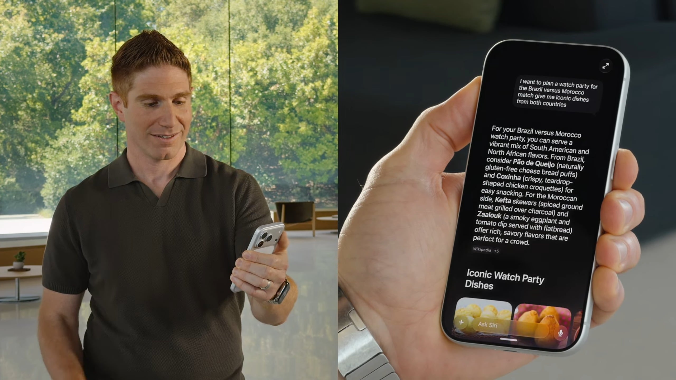 Siri AI suggestie
