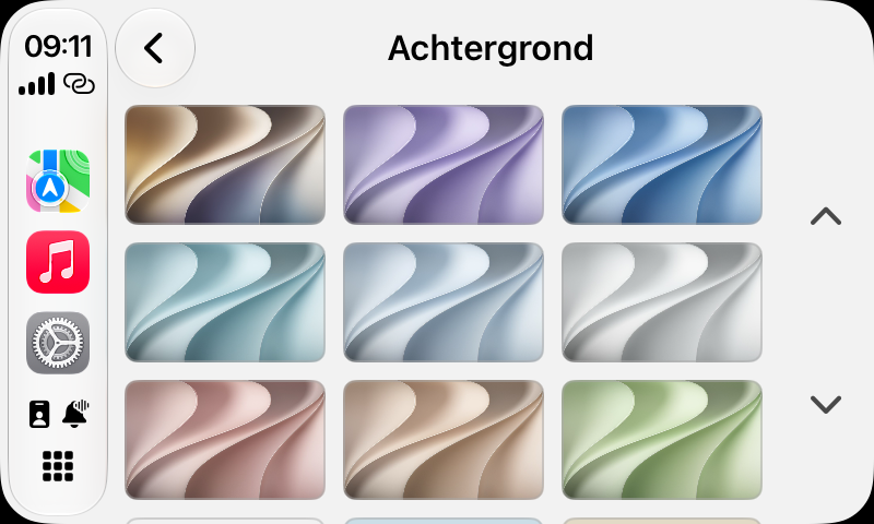 CarPlay in iOS 27: nieuwe achtergronden