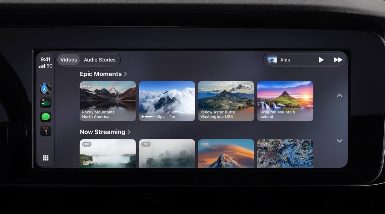 CarPlay video in iOS 27